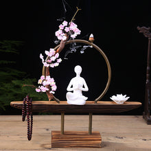 Meditating Lady Backflow Incense Burner Kit